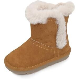 Girls Winter Boots – Faux Fur Lining, Durable Eco-Leather-NEW